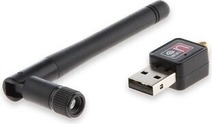 Savio CL-63 belaidis Wi-Fi adapteris (USB 2.0, belaidis, 150 Mbps, IEEE 802.11b / g / n) hinta ja tiedot | Savio Tietokoneet ja pelaaminen | hobbyhall.fi