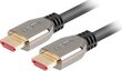 Lanberg CA-HDMI-30CU-0018-BK hinta ja tiedot | Kaapelit ja adapterit | hobbyhall.fi