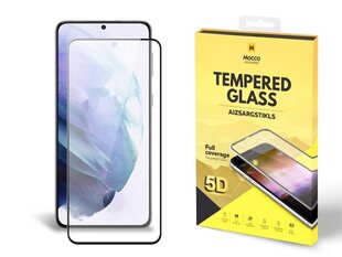 Mocco Full Glue 5D Signature Edition Tempered Glass Full Coverage with Frame Samsung Galaxy S21 Plus Black hinta ja tiedot | Näytönsuojakalvot ja -lasit | hobbyhall.fi