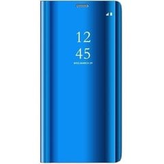 Mocco Clear View Cover Case For Samsung Galaxy A42 5G Blue hinta ja tiedot | Puhelimen kuoret ja kotelot | hobbyhall.fi