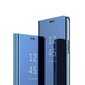 Mocco Clear View Cover Case For Samsung Galaxy A42 5G Blue hinta ja tiedot | Puhelimen kuoret ja kotelot | hobbyhall.fi