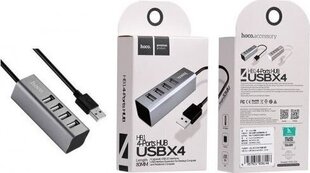 USB-keskitin Hoco HB1 + 4 portilla hinta ja tiedot | Adapterit | hobbyhall.fi