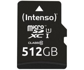 Intenso Micro SDXC UHS-I 512GB hinta ja tiedot | Puhelimen muistikortit | hobbyhall.fi