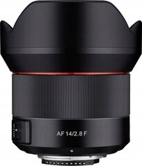 Samyang AF 14mm f/2.8 objektiivi Nikonille hinta ja tiedot | Samyang Puhelimet, älylaitteet ja kamerat | hobbyhall.fi