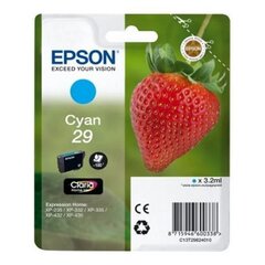 Mustepatruuna Epson C13T298240, sininen hinta ja tiedot | Mustekasetit | hobbyhall.fi