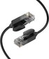 Ugreen NW122 verkkokaapeli RJ45, Cat.6A, UTP, 2 m, musta hinta ja tiedot | Kaapelit ja adapterit | hobbyhall.fi