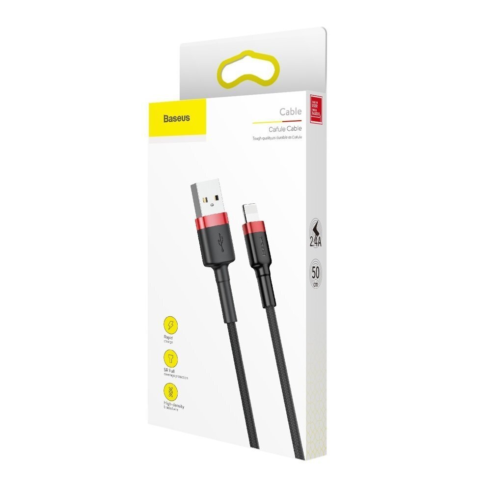 Baseus USB - Lightning, 0.5m hinta ja tiedot | Puhelinkaapelit | hobbyhall.fi