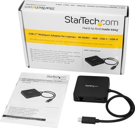 StarTech DKT30CHD hinta ja tiedot | Adapterit | hobbyhall.fi