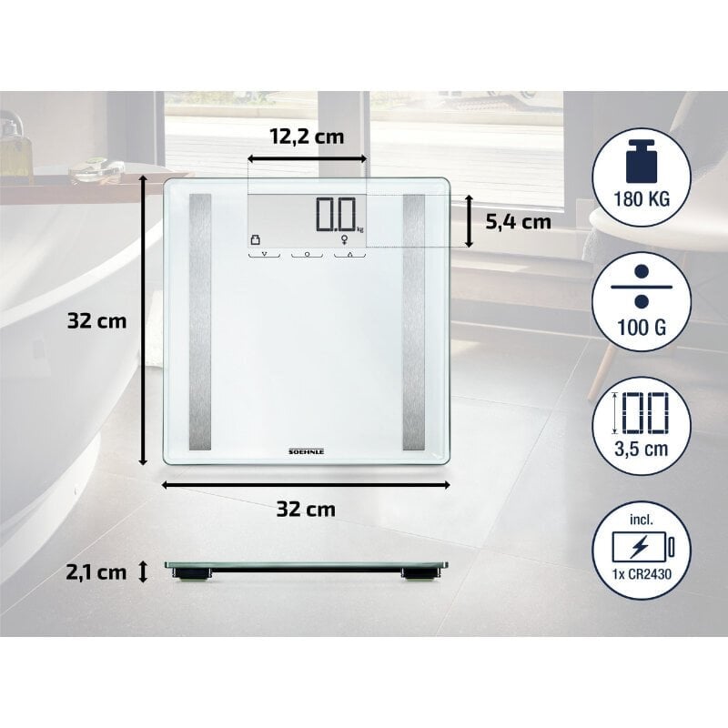 Analitinės svarstyklės Shape Sense Control 200 hinta ja tiedot | Vaa'at | hobbyhall.fi