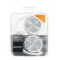 Sony MDR-ZX310, white hinta ja tiedot | Kuulokkeet | hobbyhall.fi