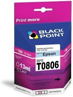 Black Point Epson BPE T0806LM hinta ja tiedot | Mustekasetit | hobbyhall.fi