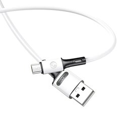 Kaapeli USB/Type-c USAMS valkoinen 100cm hinta ja tiedot | Usams Puhelimet, älylaitteet ja kamerat | hobbyhall.fi