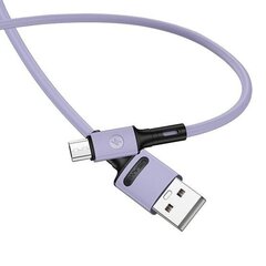USB/Lightning laidas USAMS, violetinis, 100cm hinta ja tiedot | Usams Puhelimet, älylaitteet ja kamerat | hobbyhall.fi