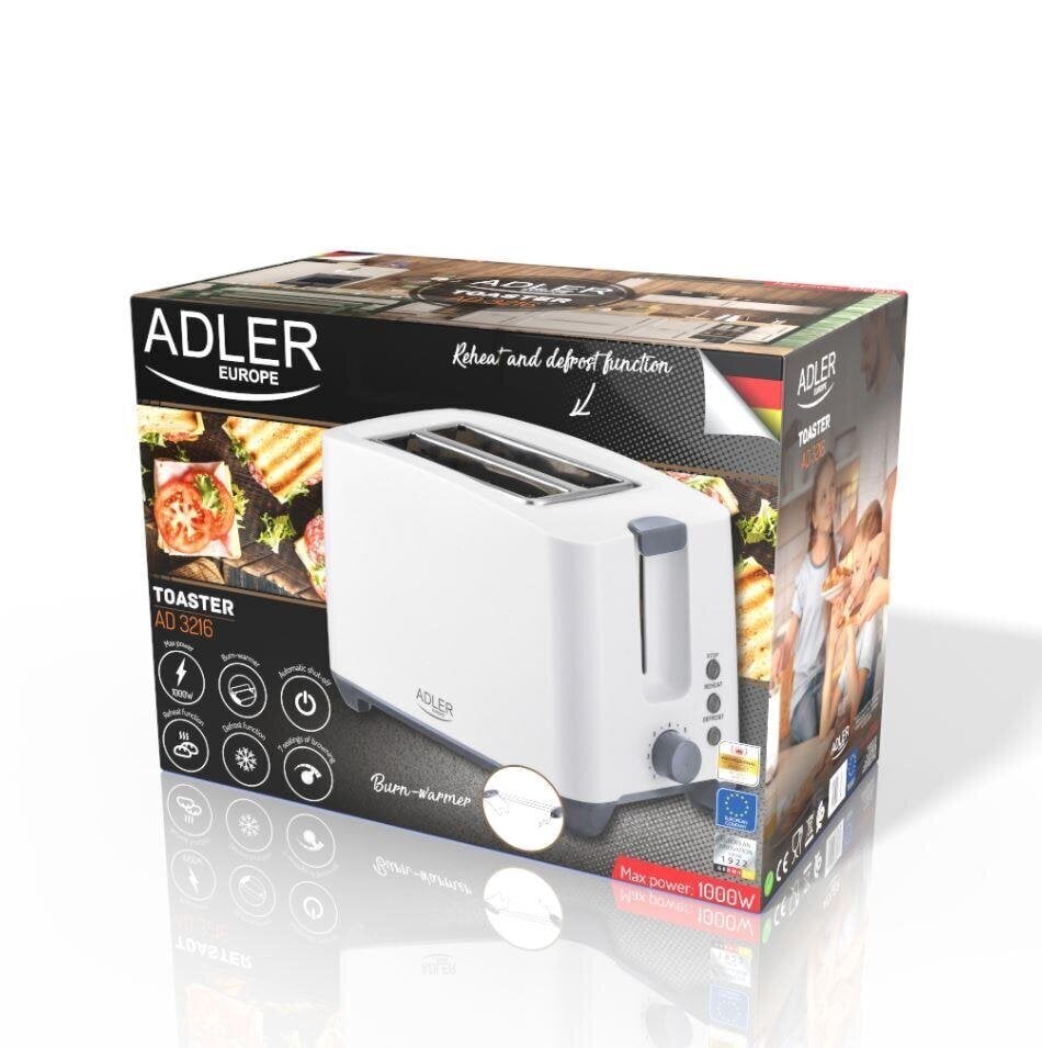 Adler AD 3216 hinta ja tiedot | Leivänpaahtimet | hobbyhall.fi