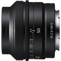 Sony FE 50mm F2.5 G (Black) | (SEL50F25G) hinta ja tiedot | Objektiivit | hobbyhall.fi