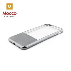 Mocco ElectroPlate Half Silicone Case for Samsung G950 Galaxy S8 Silver hinta ja tiedot | Puhelimen kuoret ja kotelot | hobbyhall.fi