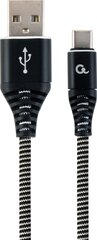 Gembird CC-USB2B-AMCM-2M-BW hinta ja tiedot | Kaapelit ja adapterit | hobbyhall.fi