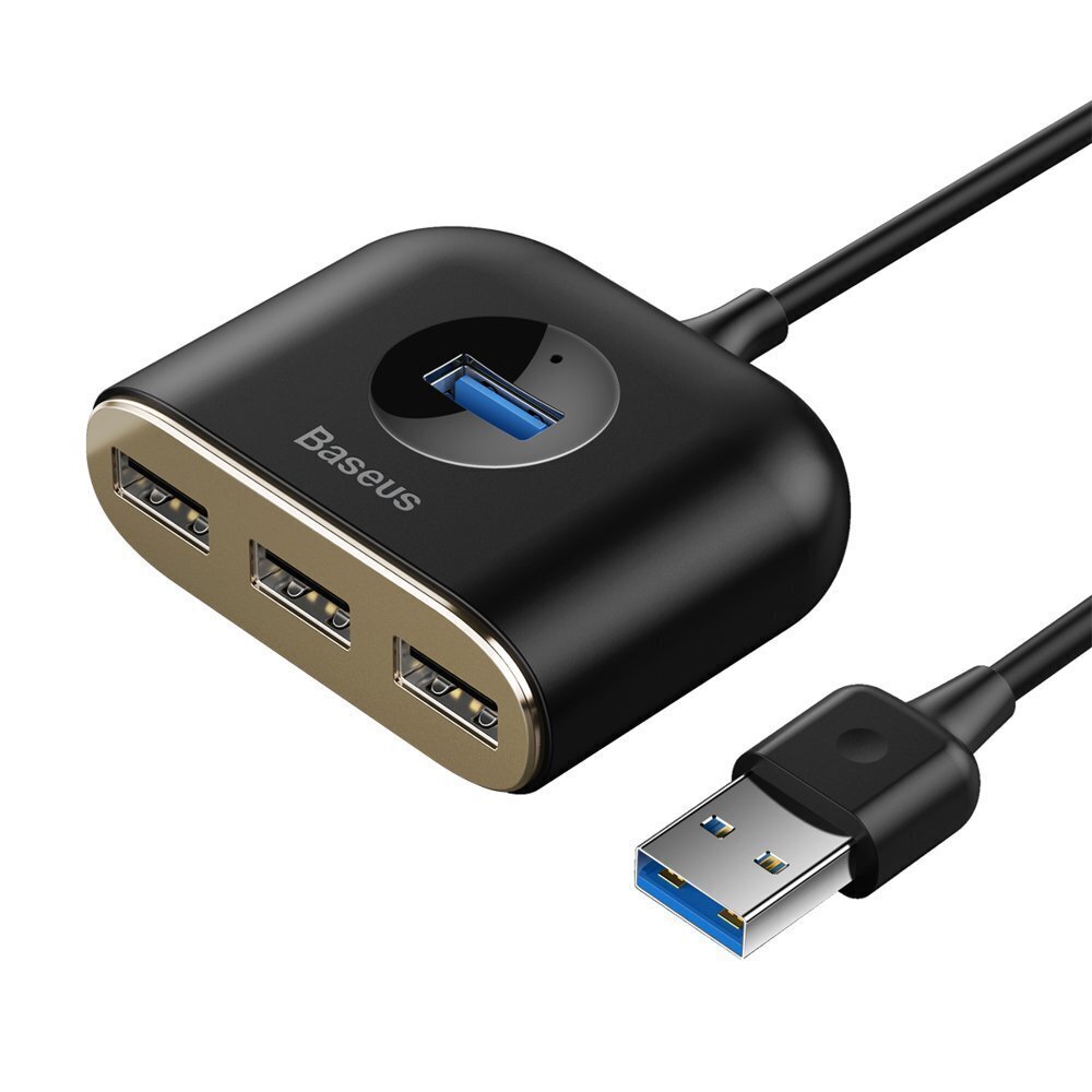 Kaapeli Baseus USB Type C 1 x USB 3.0 + 3 x USB 2.0 100cm CAHUB-AY01 hinta ja tiedot | Puhelinkaapelit | hobbyhall.fi