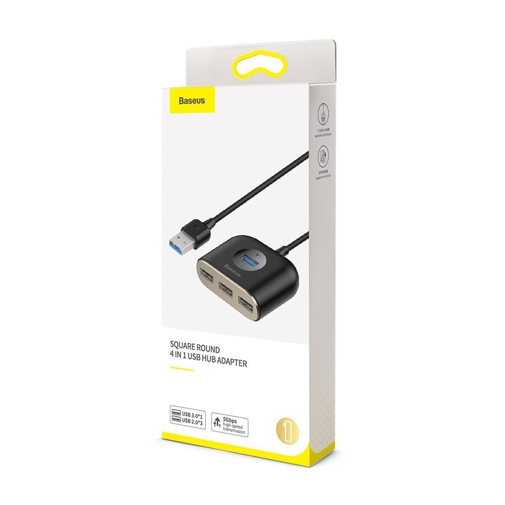 Kaapeli Baseus USB Type C 1 x USB 3.0 + 3 x USB 2.0 100cm CAHUB-AY01 hinta ja tiedot | Puhelinkaapelit | hobbyhall.fi