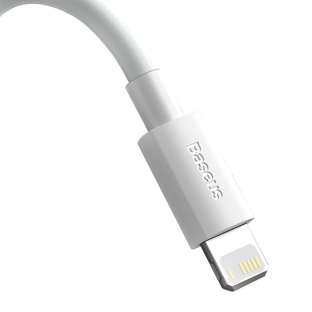 Kaapeli Baseus USB - Lightning 2,4 A, 1,5 m 6953156230316 hinta ja tiedot | Puhelinkaapelit | hobbyhall.fi