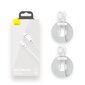 Kaapeli Baseus USB - Lightning 2,4 A, 1,5 m 6953156230316 hinta ja tiedot | Puhelinkaapelit | hobbyhall.fi