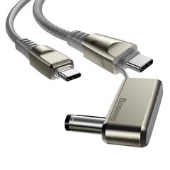 Adapteris Baseus USB - USB Type C / 5,5 mm x 2,5 mm DC Adapter 2 m 100 W 5 A CA1T2-A0G hinta ja tiedot | Puhelinkaapelit | hobbyhall.fi