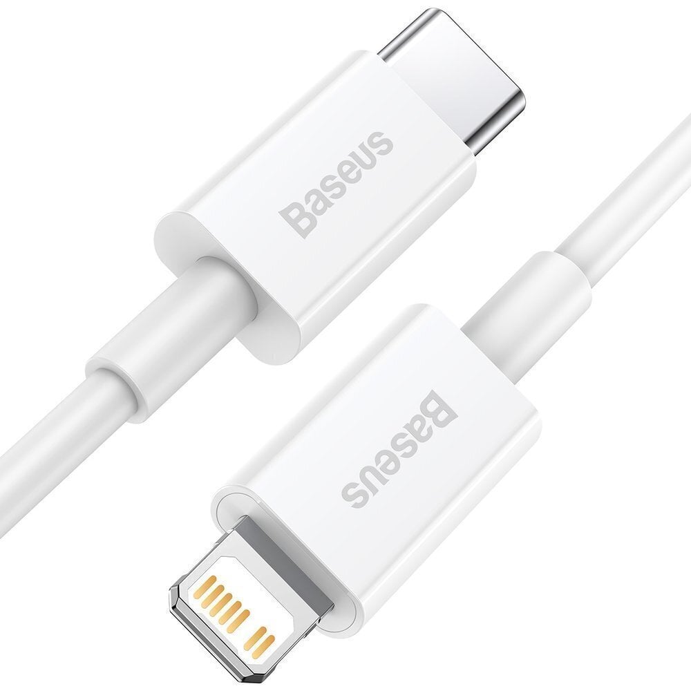 Kaapeli Baseus USB Type C - Lightning Power Delivery 20 W 0,25 m CATLYS-02 hinta ja tiedot | Puhelinkaapelit | hobbyhall.fi