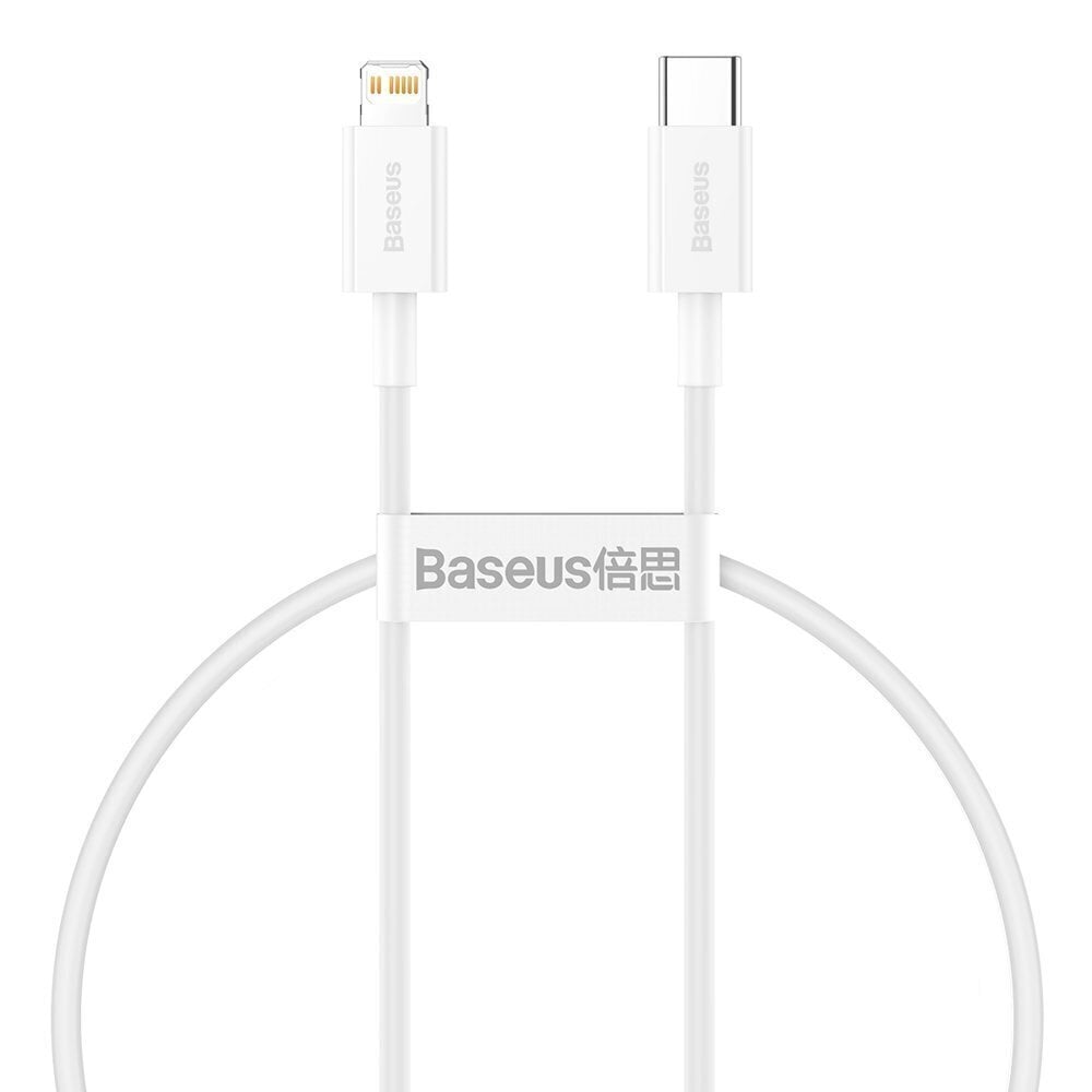 Kaapeli Baseus USB Type C - Lightning Power Delivery 20 W 0,25 m CATLYS-02 hinta ja tiedot | Puhelinkaapelit | hobbyhall.fi