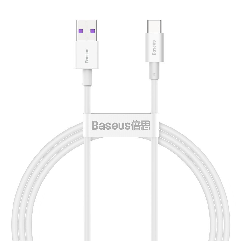 Kaapeli Baseus USB - USB Type C Power Delivery Quick Charge 66 W 6 A 1 m CATYS-02 hinta ja tiedot | Puhelinkaapelit | hobbyhall.fi