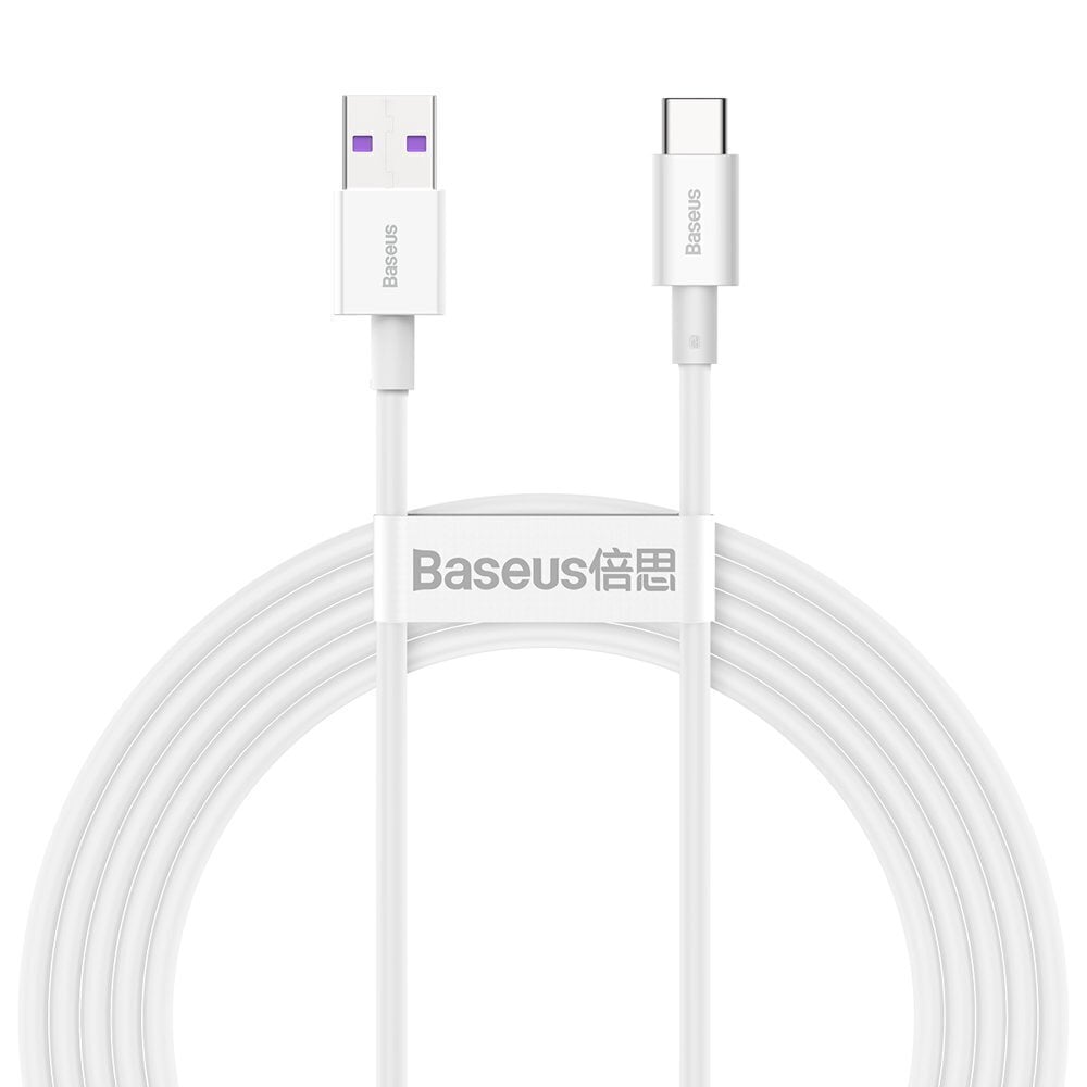 Kaapeli Baseus USB - USB Type C Power Delivery Quick Charge 66 W 6 A 2 m CATYS-A02 hinta ja tiedot | Puhelinkaapelit | hobbyhall.fi