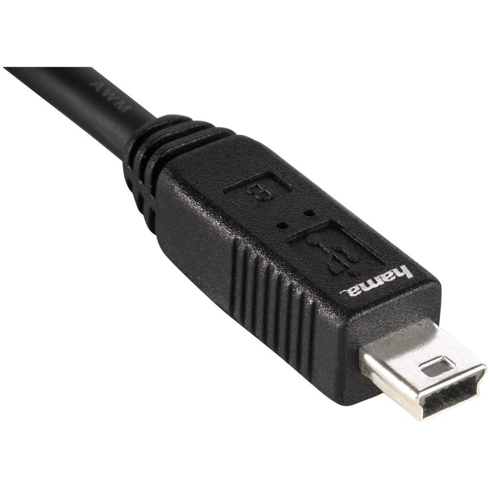 Kabelis Hama, USB Mini B/ USB A, 1,8 m hinta ja tiedot | Kaapelit ja adapterit | hobbyhall.fi