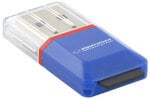 Kortinlukija Esperanza MicroSD EA134B, sininen, USB 20
