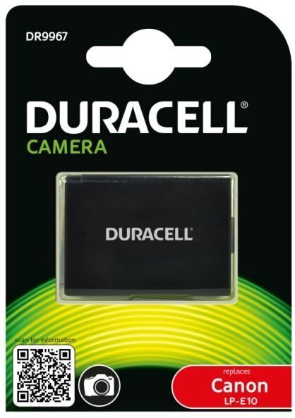 Duracell baterija, analogas Canon LP-E10, 1020mAh hinta ja tiedot | Kameran akut | hobbyhall.fi