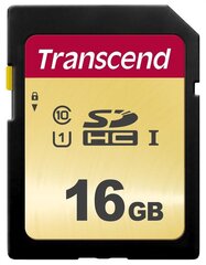 Transcend SDC500S, 16GB hinta ja tiedot | Puhelimen muistikortit | hobbyhall.fi