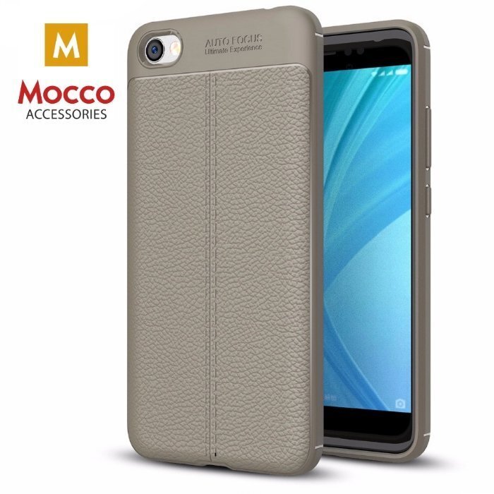 Suojakuori Mocco Litchi Pattern Xiaomi Redmi 5A puhelimelle, harmaa hinta ja tiedot | Puhelimen kuoret ja kotelot | hobbyhall.fi