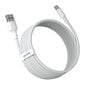 2x USB-C kaapelit, nopea lataus, 1,5m, valkoinen hinta ja tiedot | Puhelinkaapelit | hobbyhall.fi