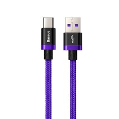 Baseus Purple Gold Red ,Usb / Usb-C, 2 m hinta ja tiedot | Puhelinkaapelit | hobbyhall.fi