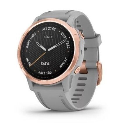 Garmin fēnix® 6S Pro and Sapphire Ruusukulta ja utuharmaa hihna 010-02159-21 hinta ja tiedot | Älykellot | hobbyhall.fi