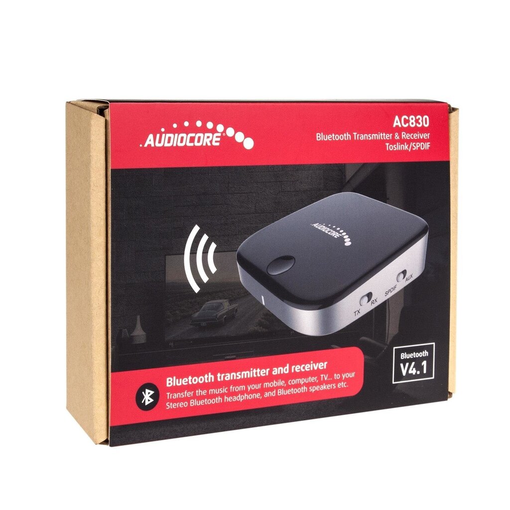 Audiocore - Adapter bluetooth 2w1 AC830 transmiter hinta ja tiedot | Adapterit | hobbyhall.fi