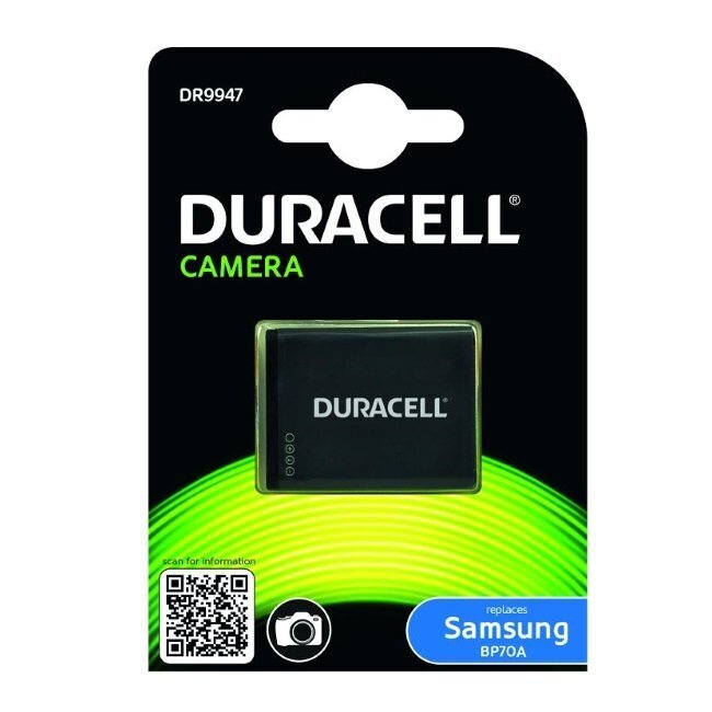 Duracell baterija, analogas Samsung BP70A, 670mAh hinta ja tiedot | Kameran akut | hobbyhall.fi