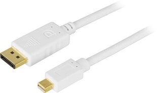 Deltaco DP-1120, DisplayPort, Mini DisplayPort, 2m hinta ja tiedot | Kaapelit ja adapterit | hobbyhall.fi