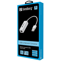 Sandberg 133-78 USB to Network Converter hinta ja tiedot | Sandberg Työkalut | hobbyhall.fi