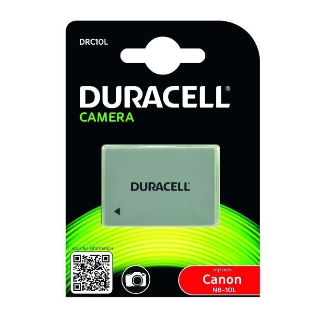 Duracell baterija, analogas Canon NB-10L, Samsung BP1130, 820mAh hinta ja tiedot | Kameran akut | hobbyhall.fi