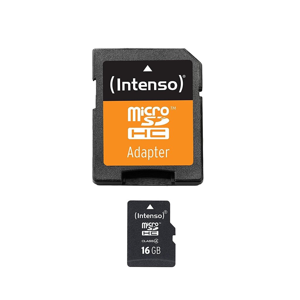 Atminties kortelė Intenso micro SD 16GB CL4 hinta ja tiedot | Puhelimen muistikortit | hobbyhall.fi