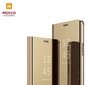 Mocco Clear View Cover Case For Samsung Galaxy A42 5G Gold hinta ja tiedot | Puhelimen kuoret ja kotelot | hobbyhall.fi