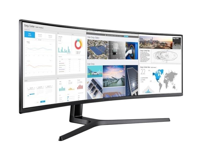 Samsung 49" kaareva Super UltraWide LED näyttö LC49J890DKRXEN hinta ja tiedot | Näytöt | hobbyhall.fi