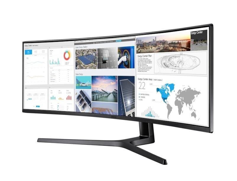 Samsung 49" kaareva Super UltraWide LED näyttö LC49J890DKRXEN hinta ja tiedot | Näytöt | hobbyhall.fi