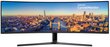 Samsung 49" kaareva Super UltraWide LED näyttö LC49J890DKRXEN hinta ja tiedot | Näytöt | hobbyhall.fi