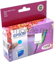 EPSON T0802 CYAN INK CARTRIDGE hinta ja tiedot | Mustekasetit | hobbyhall.fi