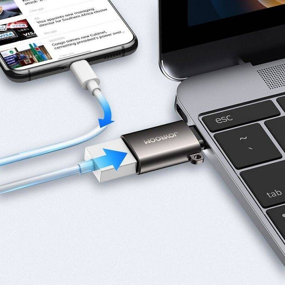 Adapteris Joyroom S-H151, USB-C/USB-A hinta ja tiedot | Adapterit | hobbyhall.fi